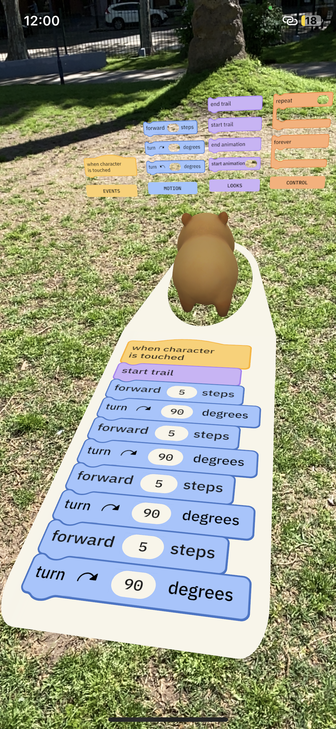 Code for drawing the third line